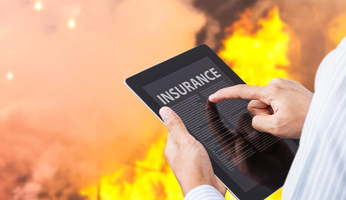 Fire damage insurance 