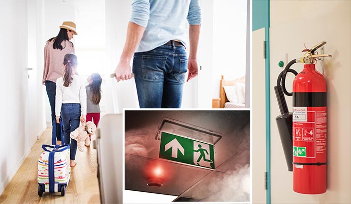Dealing with emergencies in a holiday home during the season.