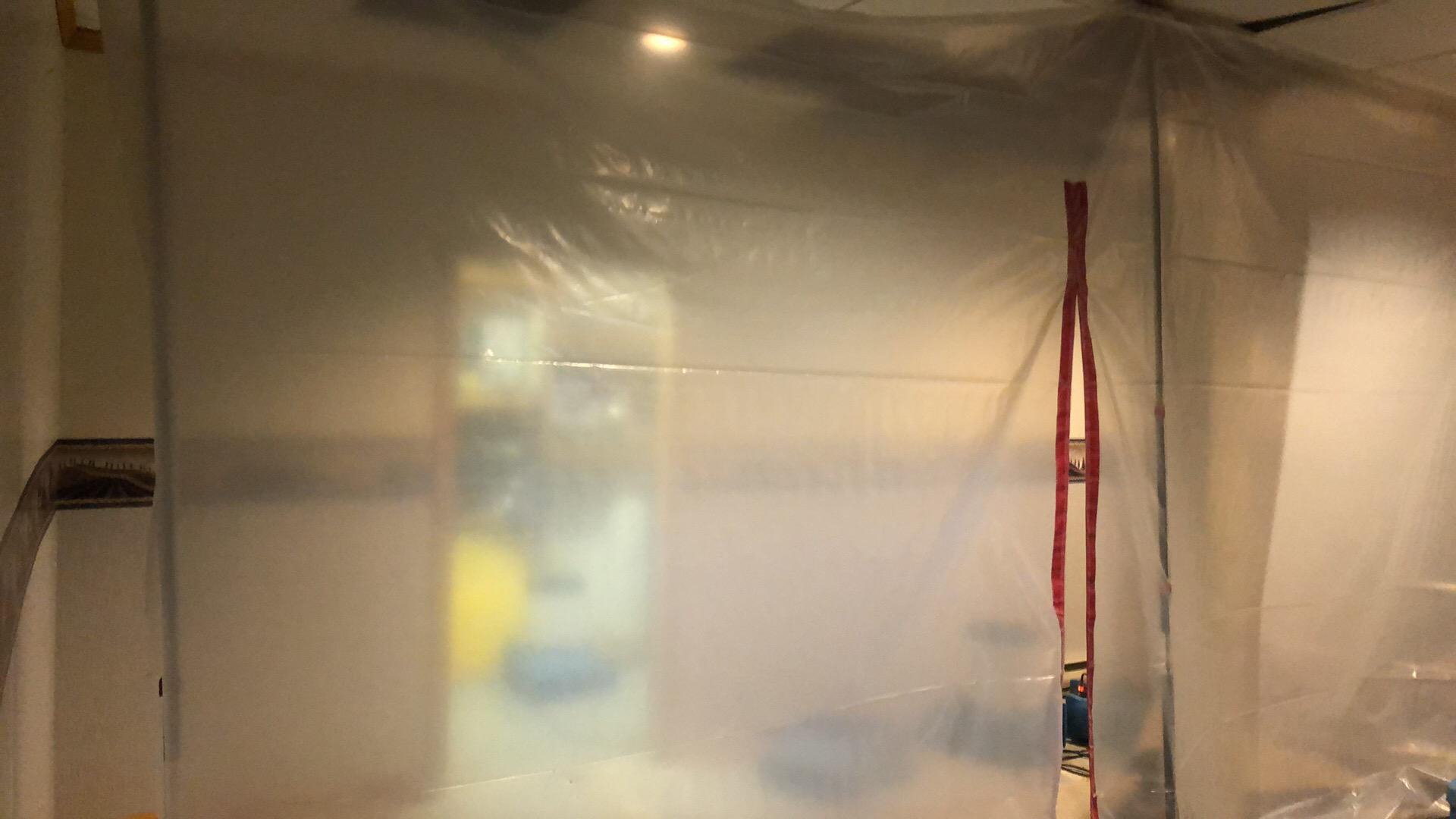 Affected area sealed off