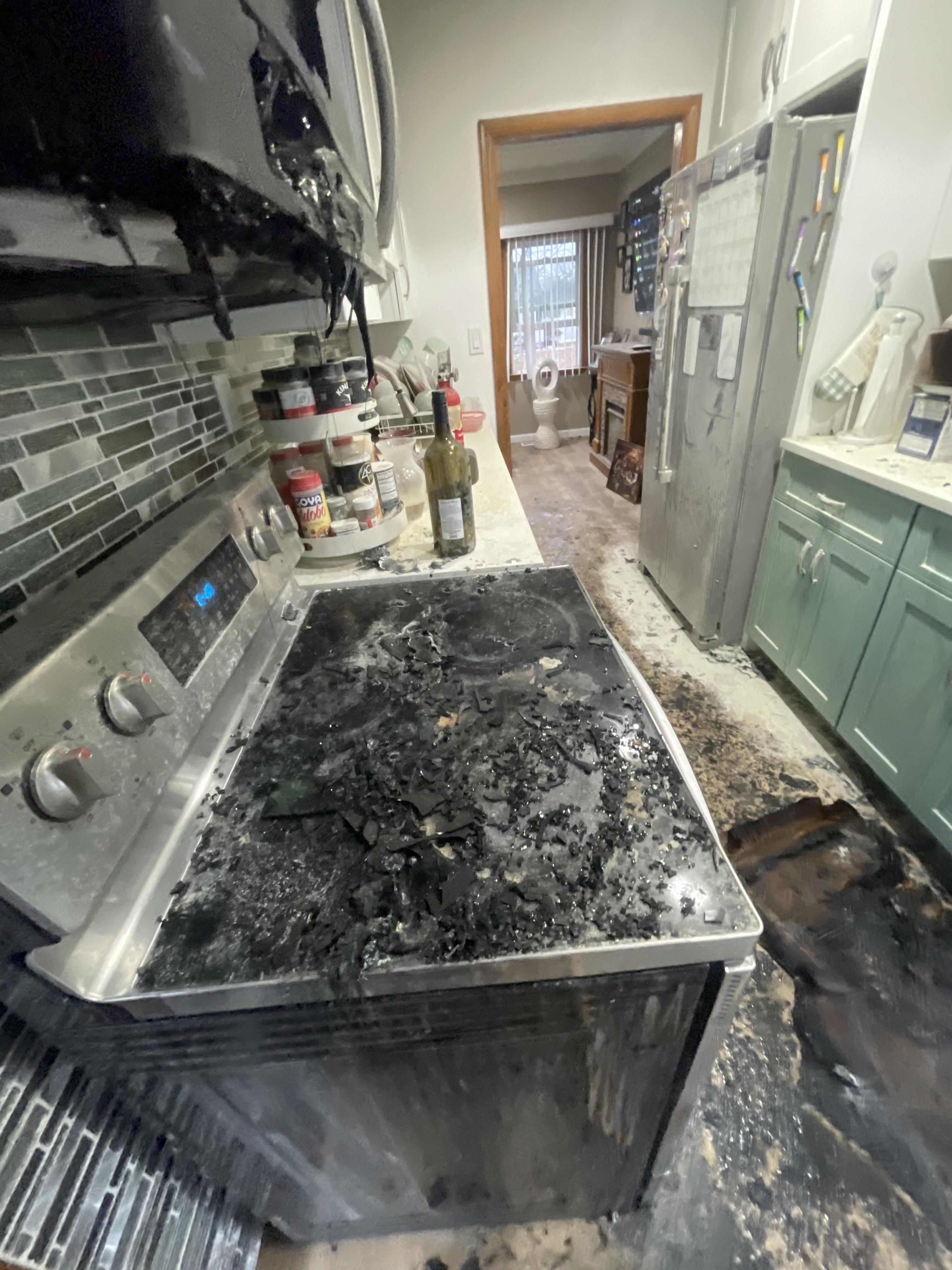 Fire Source in Kitchen