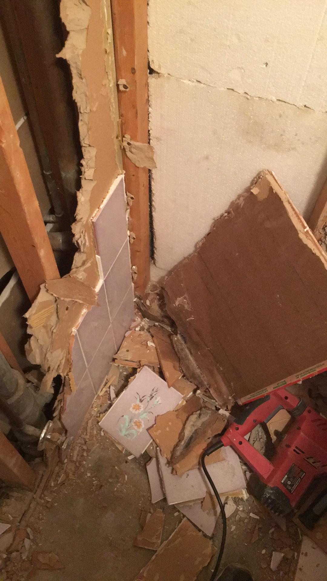 Removal of affected material