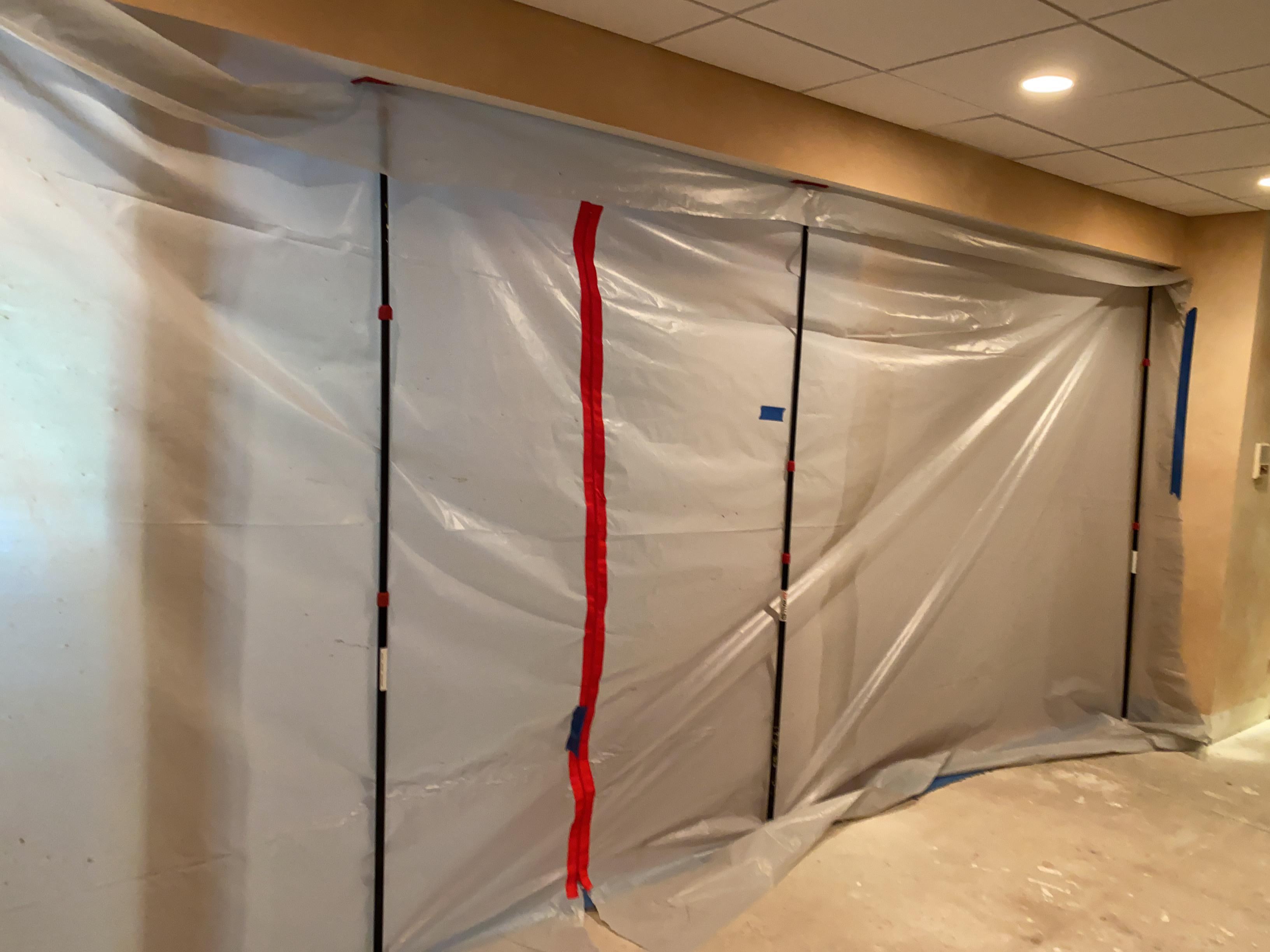 Sealing off affected area