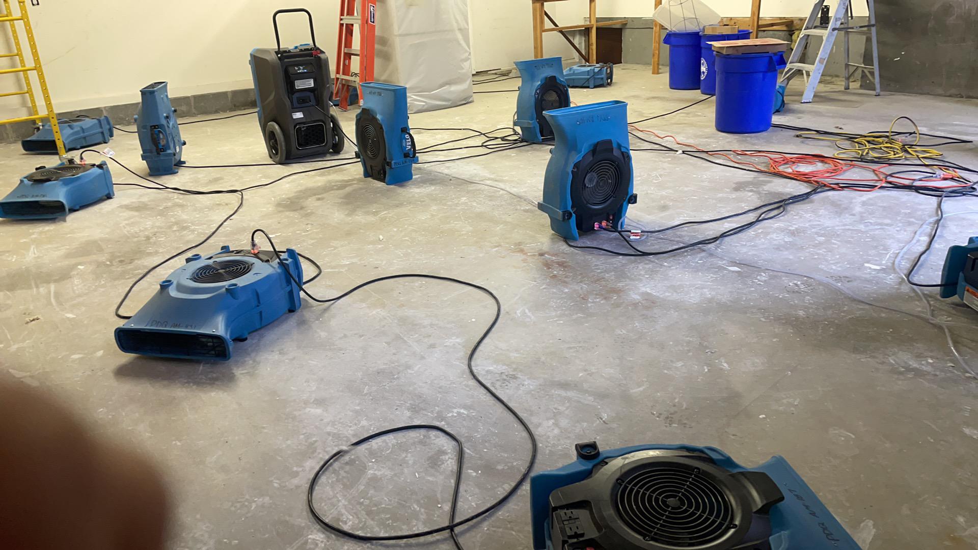 Drying out the garage