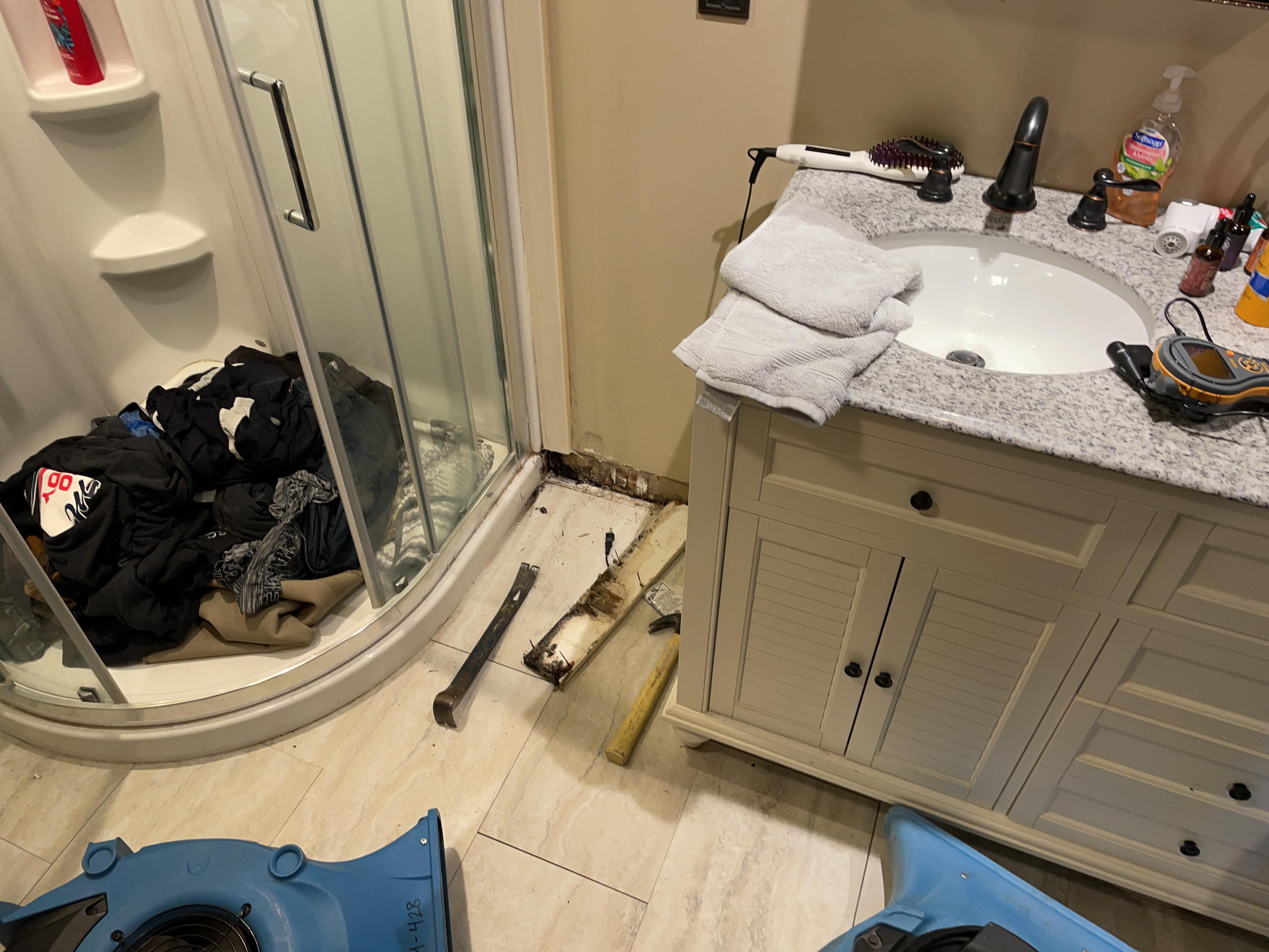 Main water line burst.
