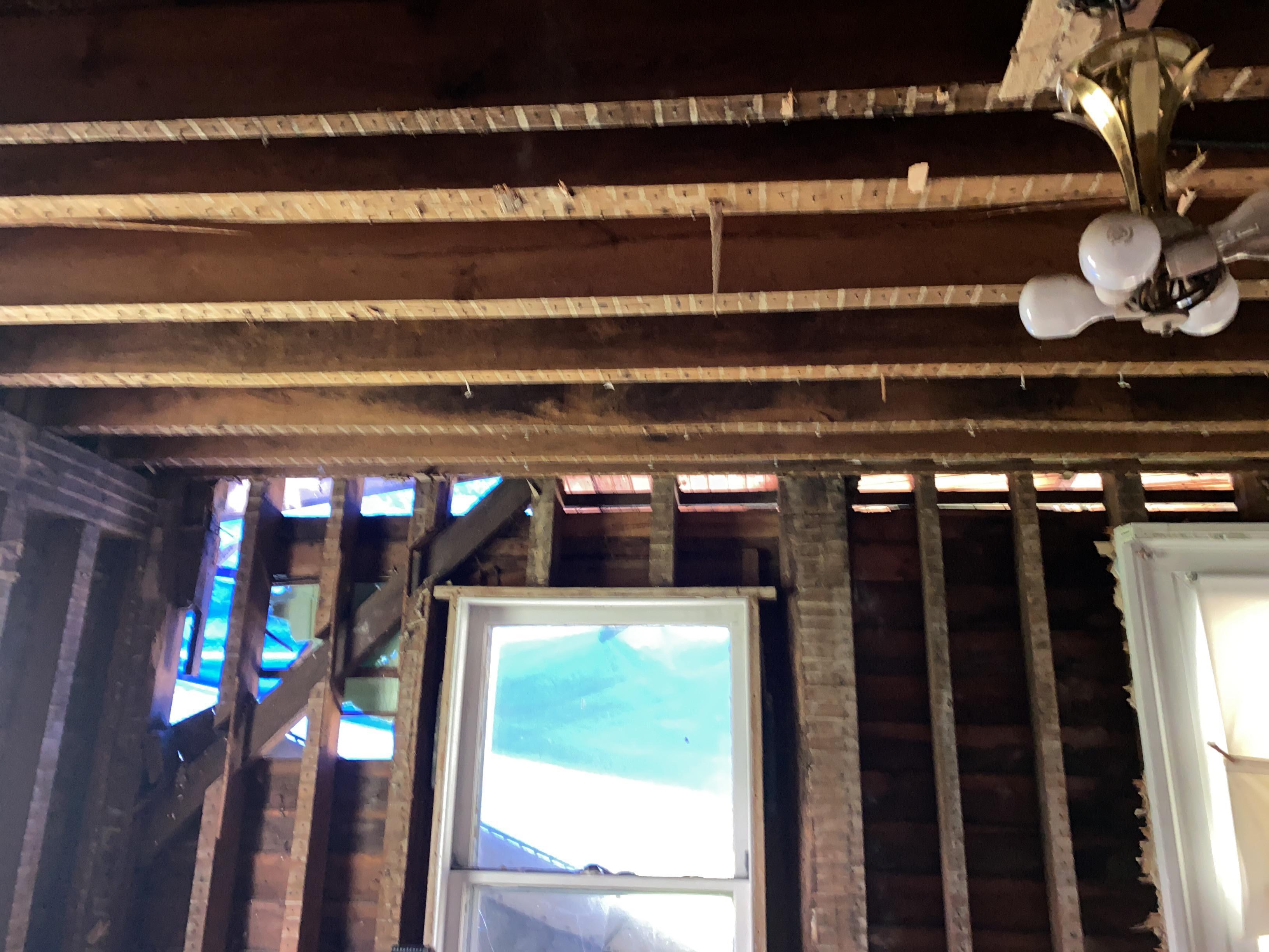 Affected materials removed