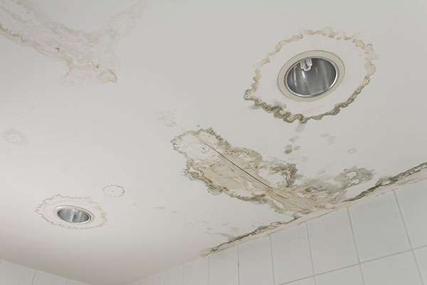 Ceiling water damage