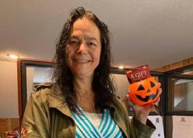 Pumpkin carving contest winner