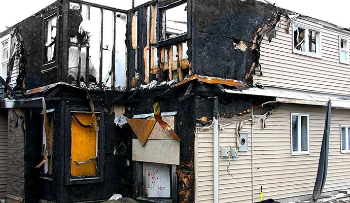 Fire Damage in Montclair, NJ