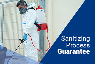 Sanitizing process Guarantee