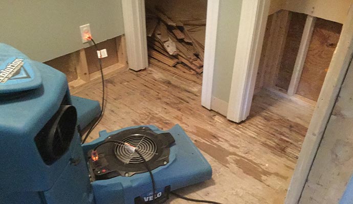 Cutting edge equipment for water damage restoration