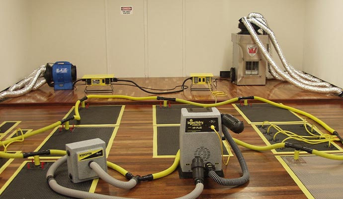 Water damage restoration equipment