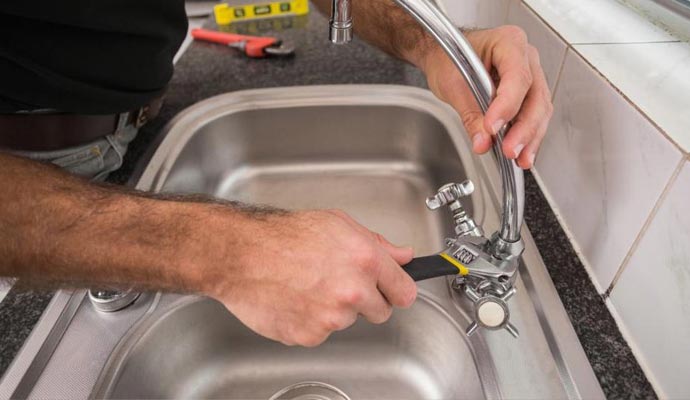 Damage from leaky faucets and fixtures causing water overflow